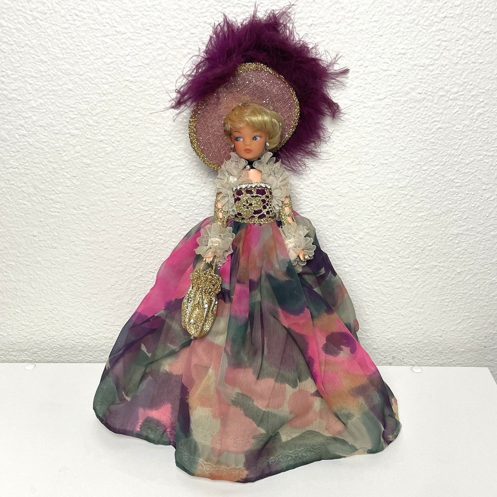 Vintage 1977 Silver Jubilee Joan Gray England Original Doll Crystal Embellished